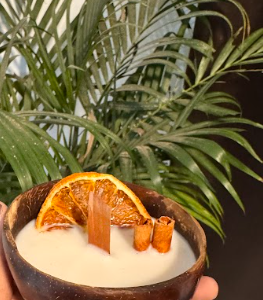 Amber SILENT NIGHT CANDLE