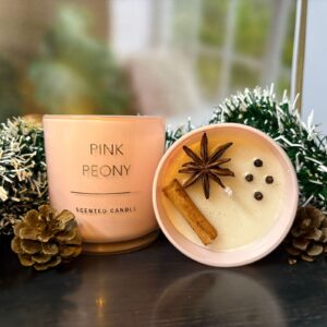 WINTER SPICE CANDLE PINK PEONY